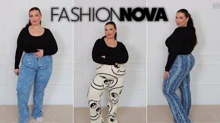 the best jeans in the world?!?! A FASHION NOVA CURVE PLUS SIZE TRY ON HAUL