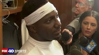 Deebo Samuel talks about his costly dropped pass in 49ers 12-6 loss to Rams