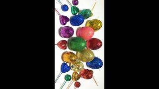 Satisfying Video | How To Make Figure Transformer with Glitter Eggs and Balls ASMR #shorts