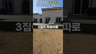 내가 살 집 1개와 빌려줄 집 3개가 같이 있어서 사용하기 좋아요 애월읍 상가리  #제주도부동산TV #제주도여행 #제주도단독주택