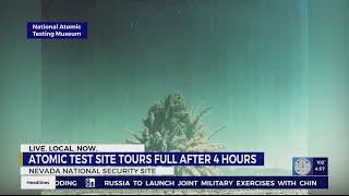 Atomic test site tours full after 4 hours