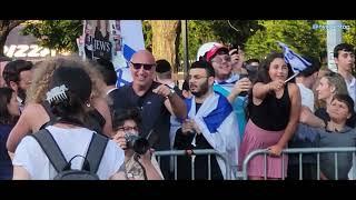 Pro Israel Pro Hamas protesters square off in Brooklyn