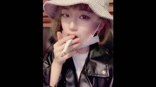 Korean Girl Smoking 8