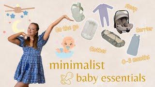 9 BABY MUST HAVES  was braucht man WIRKLICH? minimalistische Erstausstattung / Newborn 0-3 Monate 