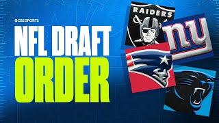 UPDATED 2025 NFL Draft Order: Raiders hold the 1st overall pick after their 9th straight loss & MORE