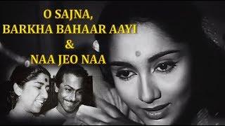 O Sajna Barkha Bahar Aayi & Na Jeo Na Lyrics [HINDI/BENGALI | ROM | ENG] | Lata Mangeshkar
