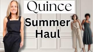 Quince Try On Haul | Summer Fashion Women Over 50