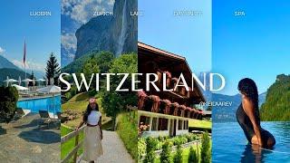 travel vlog | Switzerland: Lucerne Zurich (Bürgenstock Spa, day party, mountain coaster + more)