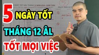 Xem Ngày Tốt Tháng 12 Âm Lịch Năm 2024 - Cả Gia Đinh Hưởng Giàu Sang Phú Quý