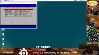 Joulupäivän streami 2024 - Raspberry pi 400 asennetaan Pimiga 4 järjestelmä. Ehkä myös pelataan