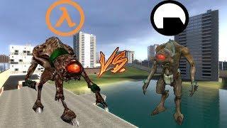 Garry's Mod | Half-Life Xen SNPCs vs Black Mesa Xen SNPCs