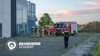 BRANDWEER STUDENT | GROTE BRAND IN EEN LEEGSTAANDE CLUB