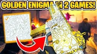 How To UNLOCK "GOLDEN ENIGMA" in 2 GAMES in MW3 Zombies!