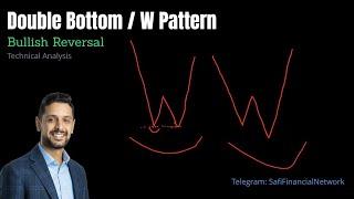 Double Bottom / W Pattern in the charts!!! #technicalanalysis #education #stocks #stockmarket