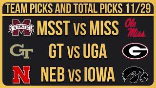 College Football Picks Today 11/29/24 NCAAF Week 14 Betting Picks and Predictions