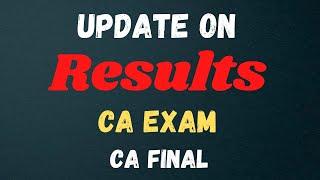 Update on CA Finals Results || Correction Video || WisdomCA || Ravindra Ojha