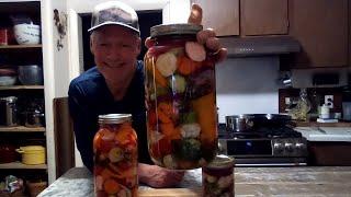 Quick Pickled Veggies | A Delicious Summer Side Dish | Homemade & Garden Fresh