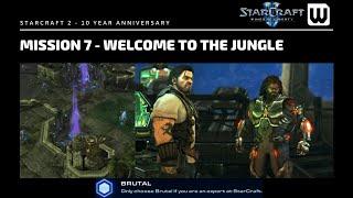 Starcraft 2: 10 Year Achievement Hunt! Brutal WoL Mission 7 - Welcome to the Jungle