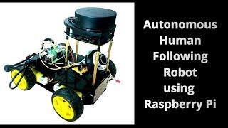 Autonomous Human Following Robot using Raspberry Pi