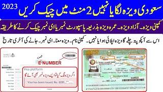 saudi ka visa kaise check kare online 2023 | visa kaise check kare | visa check online saudi arabia