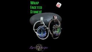 Fun Wire Wrapped Pendant Design for Faceted Stones (Short Version)