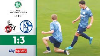 Knappenschmiede setzt sich durch! | 1. FC Köln U 19 - FC Schalke 04 U 19 | U 19-DFB-Nachwuchsliga