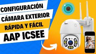 ¿Cómo configurar mi Cámara IP Robótica de Exterior PTZ APP iCSee? - ACTUALIZADO 