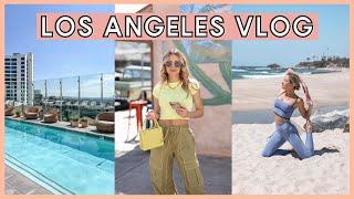 Los Angeles Vlog: spending a week in LA & OC seeing friends and teaching yoga at an Alo Yoga event 