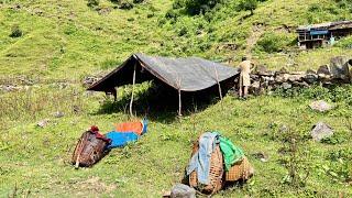 Poor But Very Happy Rural Village Lifestyle in Mountain of Nepal || IamSuman