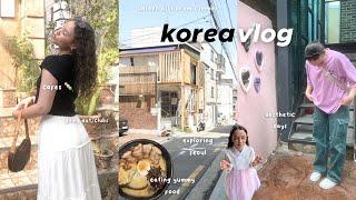 korea vlogexploring seoul, aesthetic cafes, clubbing, hanbok, fun with friends