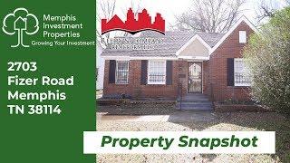 2703 Fizer Road - Investment Property in Memphis 38114