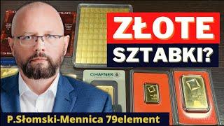 (95) Przegląd złotych sztabek z Mennica 79 Element: IGR, PAMP, CHAFNER, Valcambi, NBP