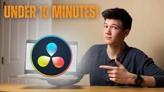 Learn DaVinci Resolve in Less Than 10 Minutes