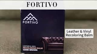 Fortivo Leather & Vinyl Recoloring Balm