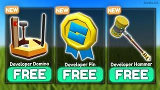 HOW TO GET ALL DEVELOPER ITEMS FOR FREE! (2024)