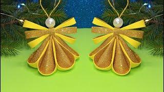 ANGELSАНГЕЛ из фоамиранаDIY Christmas Angels Foam EvaAdornos navideños ÁNGELChristmas Ornaments