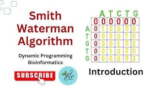 Smith Waterman Algorithm For local Alignment || Dynamic programming || Bioinformatics