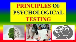 PRINCIPLES OF PSYCHOLOGY ASSESSMENT AND TEST  - Psychology - - Applied psychology for Nursing