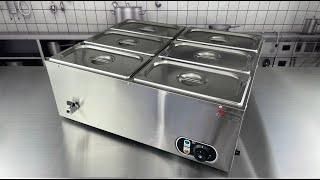 A-HB4V Bain Marie Steam Warmer Machine Presentation