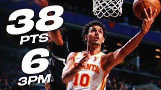 Zaccharie Risacher's CAREER-HIGH 38 PTS in Brooklyn | April 10, 2025