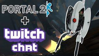 Portal 2 but Twitch chat can Spawn Turrets