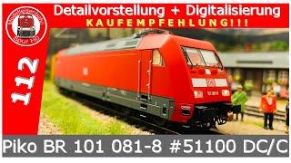 Piko BR 101 081-8 #51100 Expert Modell Digitalisierung Loksound 5 Präsentation