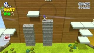 Super Mario 3D World Gameplay - Mundo Flor-5: Tras los conejos en la pradera salvaje