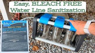 Sanitizing Your RV Water System without Bleach // Works on ANY Canister Type Filter System