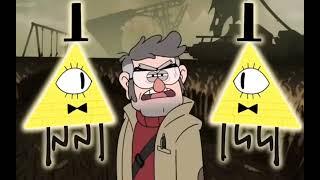 bill cipher being iconic for 8 minutes straight