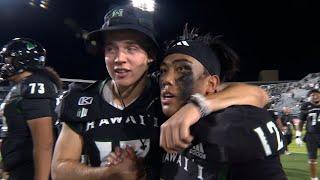 Micah Alejado’s dazzling performance leads Hawaii football to senior night victory