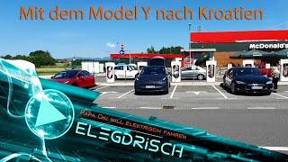 Tesla Model Y - Unsere erste große Urlaubsreise mit dem Elektroauto nach Kroatien.