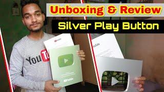 Silver Play Button Unboxing & Review - MD Support