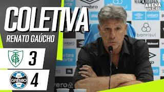 COLETIVA RENATO GAÚCHO | AO VIVO | América-MG 3 x 4 Grêmio - Brasileirão 2023