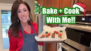 ChristmasBAKE & COOK with me || new recipes + traditional treats + super simple dinner